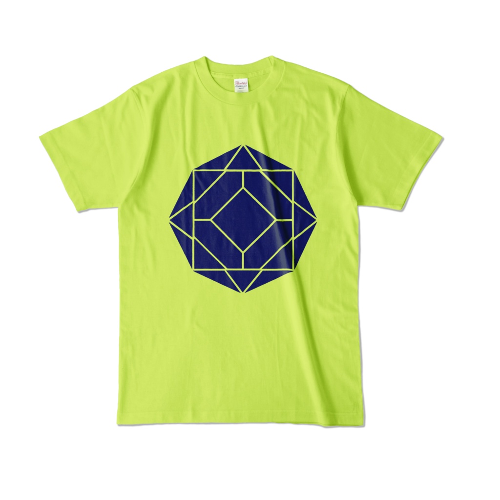 【カラーTシャツ】0-ENK ロゴ (文字なし) 正面 ライトグリーン (淡色)