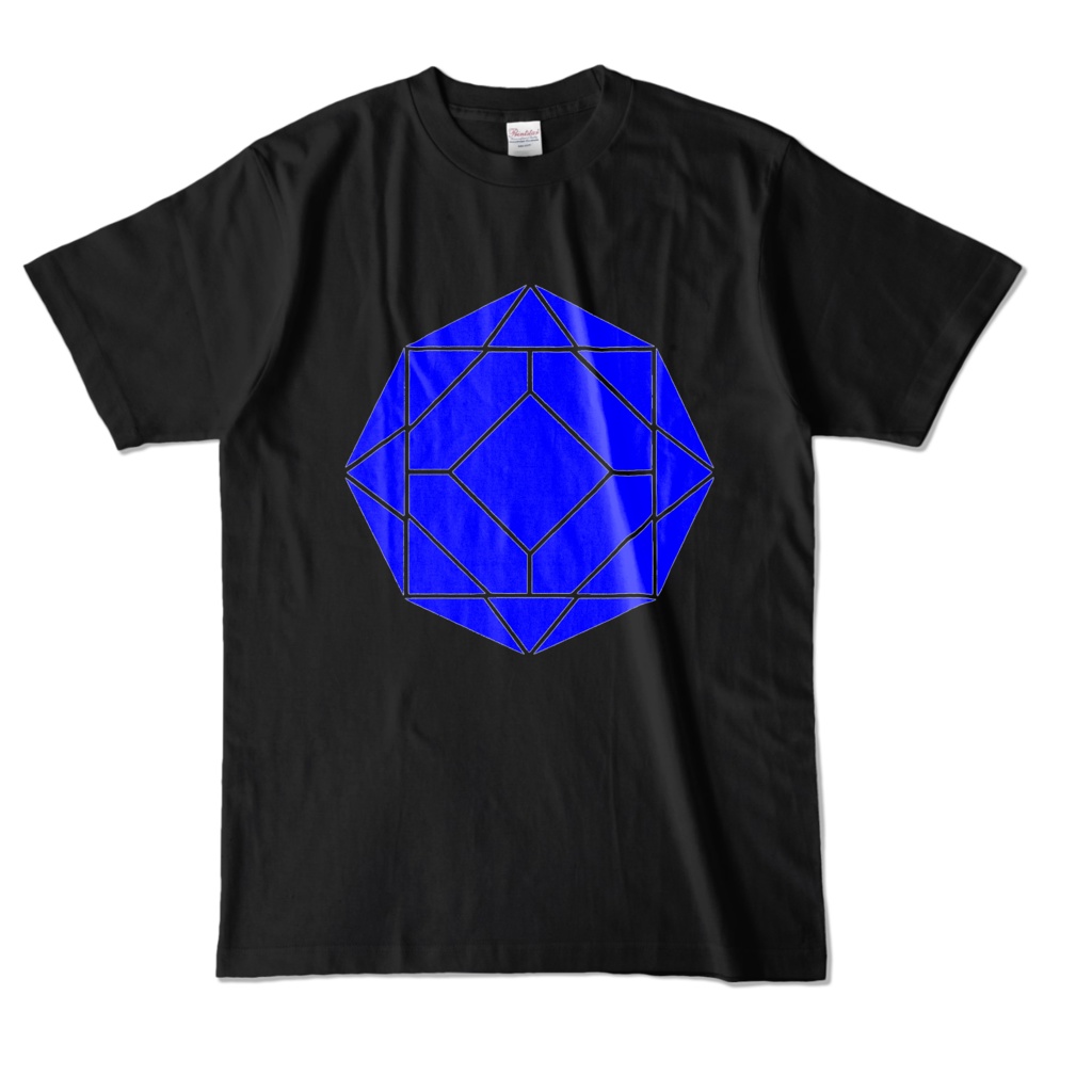 【カラーTシャツ】0-ENK ロゴ (文字なし) 正面 ブラック (濃色)