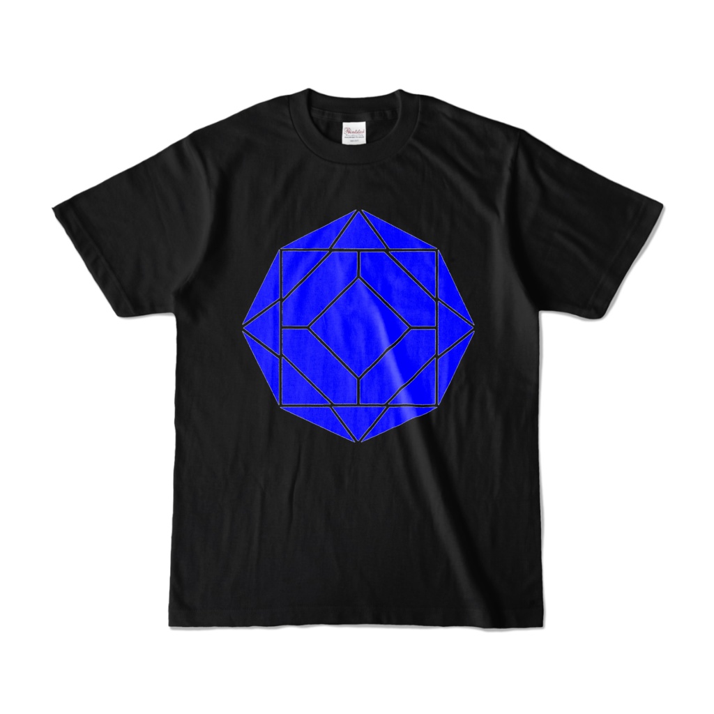 【カラーTシャツ】0-ENK ロゴ (文字なし) 正面 ブラック (濃色)