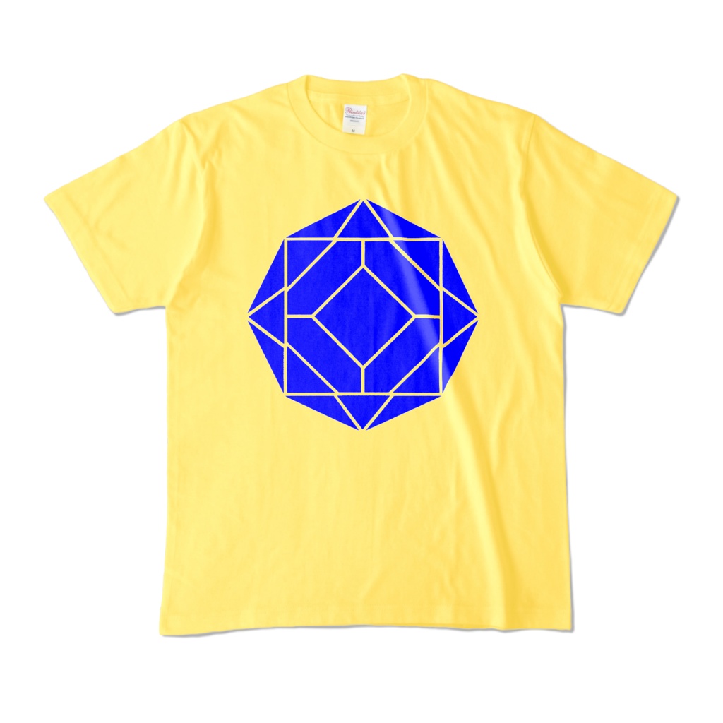 【カラーTシャツ】0-ENK ロゴ (文字なし) 正面 イエロー (濃色)