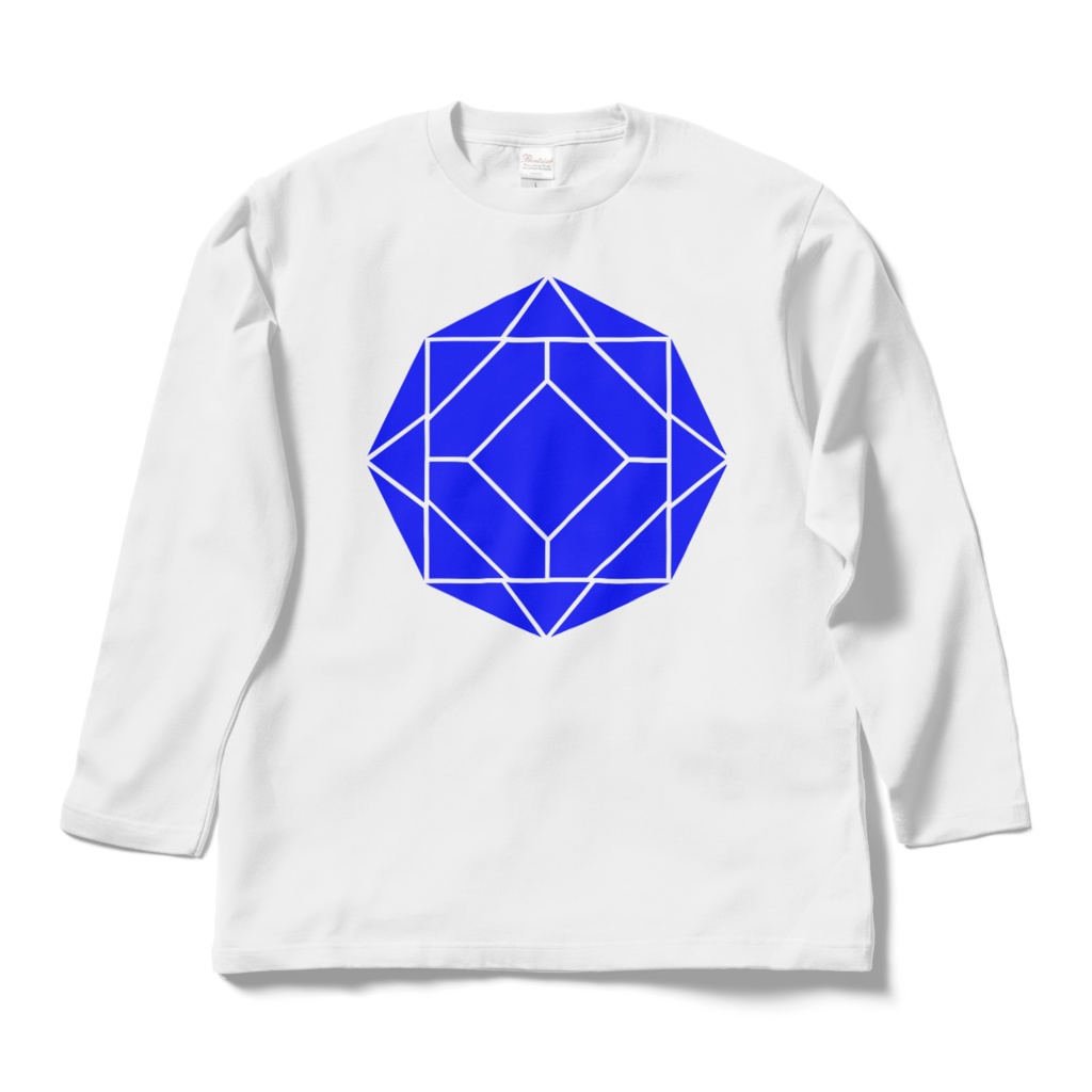 【ロングスリーブTシャツ】0-ENK ロゴ (文字なし) 正面 (ホワイト)