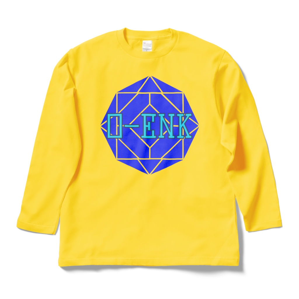 【ロングスリーブTシャツ】0-ENK ロゴ 正面 (デイジー)