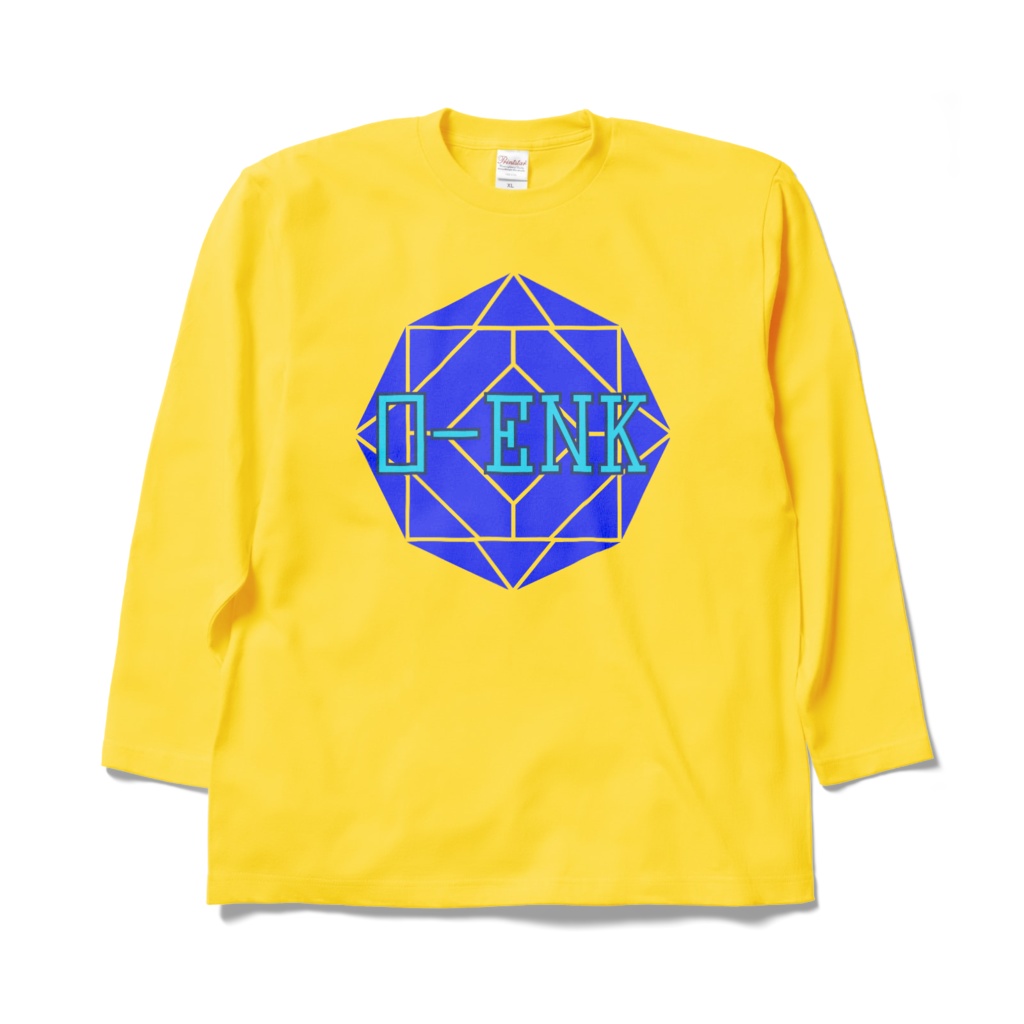 【ロングスリーブTシャツ】0-ENK ロゴ 正面 (デイジー)