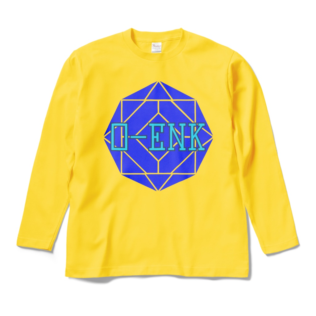 【ロングスリーブTシャツ】0-ENK ロゴ 正面 (デイジー)