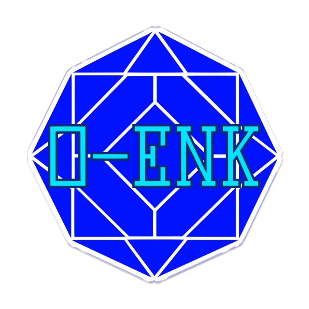 【アクリルバッジ】0-ENK ロゴ (透過)