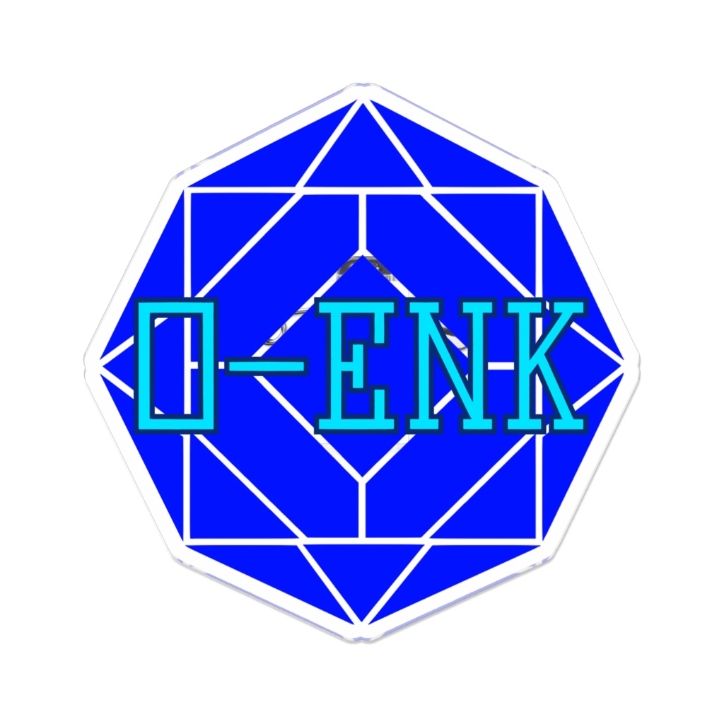 【アクリルバッジ】0-ENK ロゴ (透過)