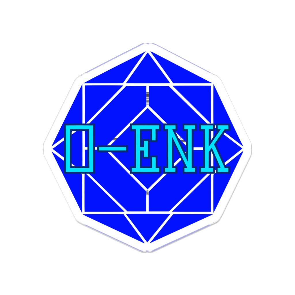 【アクリルバッジ】0-ENK ロゴ （透過）