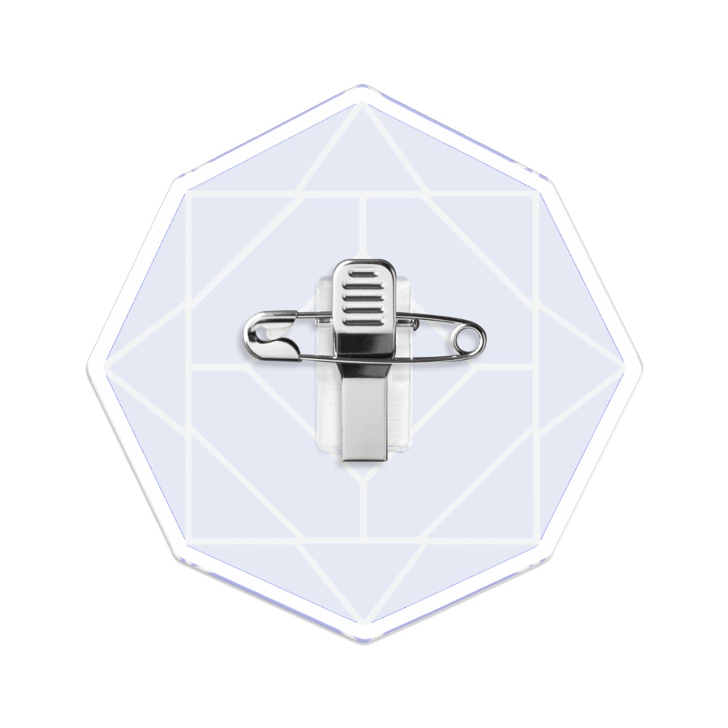 【アクリルバッジ】0-ENK ロゴ (文字なし/白)