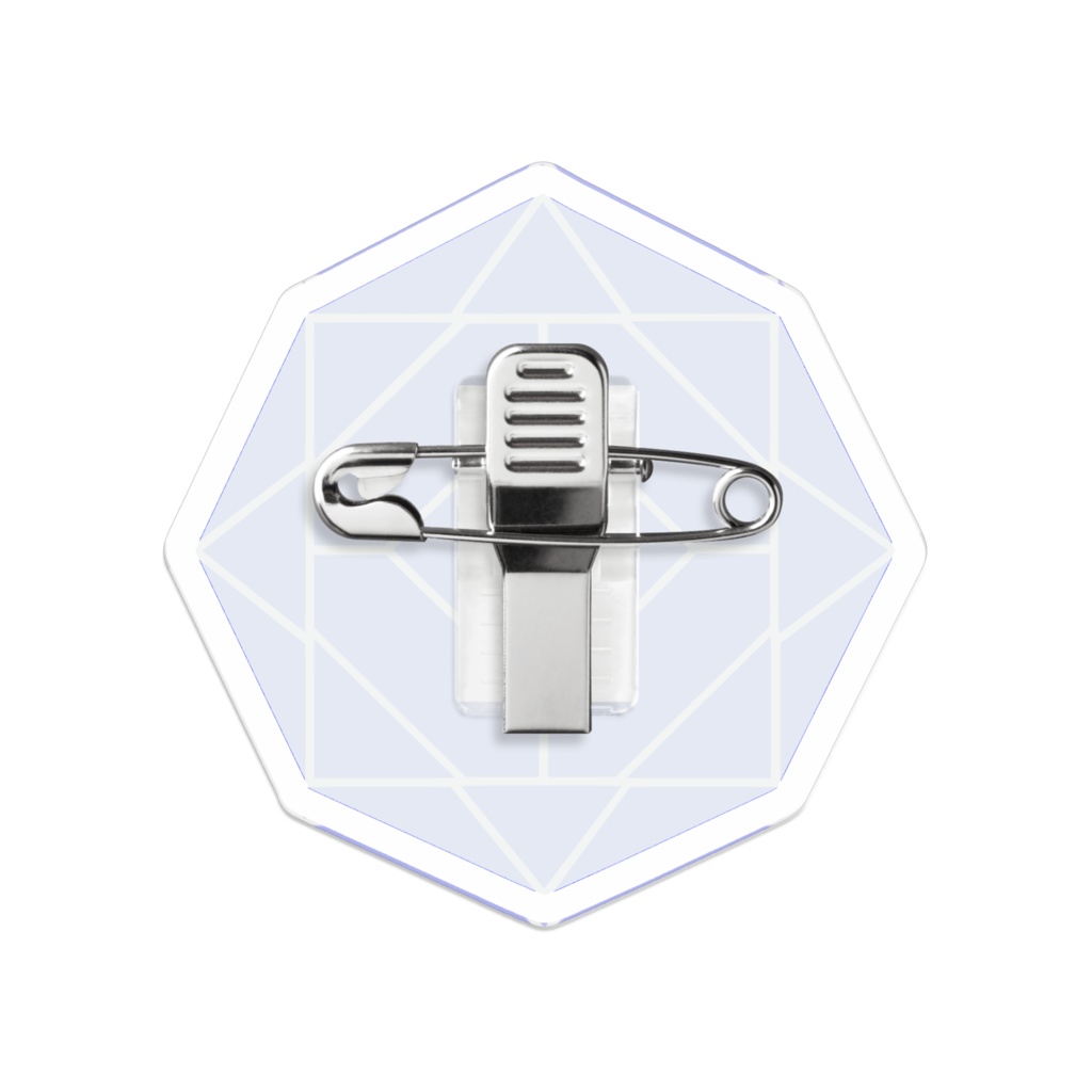 【アクリルバッジ】0-ENK ロゴ (文字なし/白)