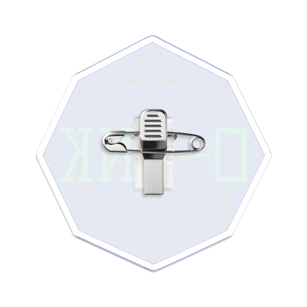 【アクリルバッジ】0-ENK ロゴ (黒)