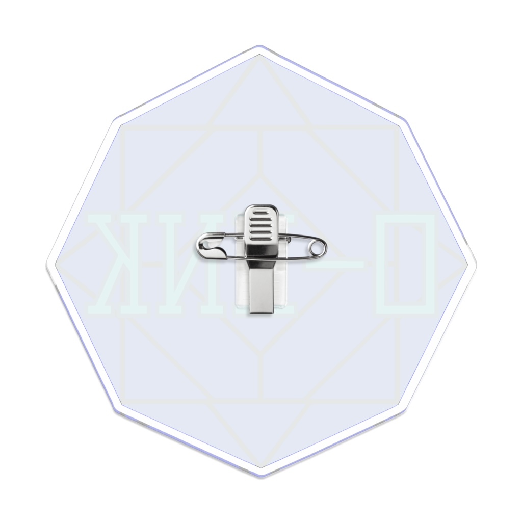 【アクリルバッジ】0-ENK ロゴ (黒)