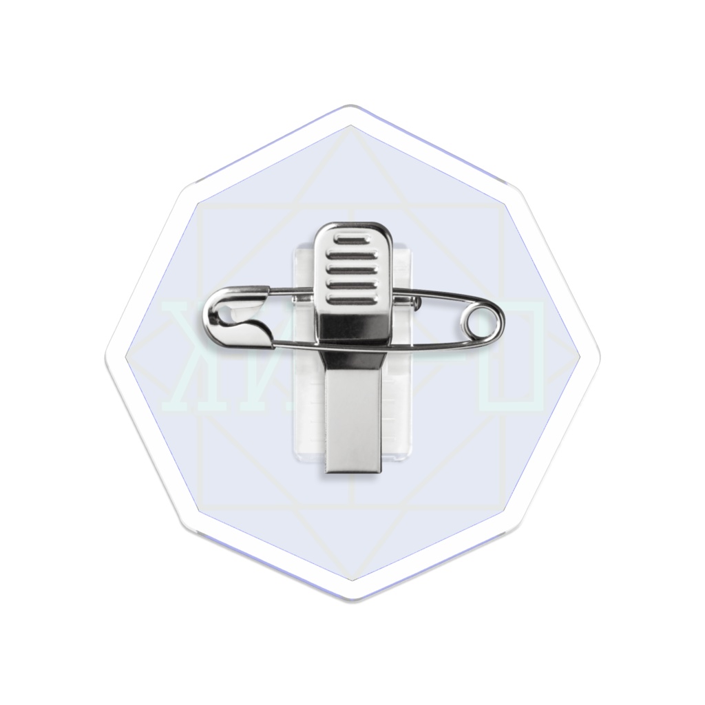 【アクリルバッジ】0-ENK ロゴ (黒)