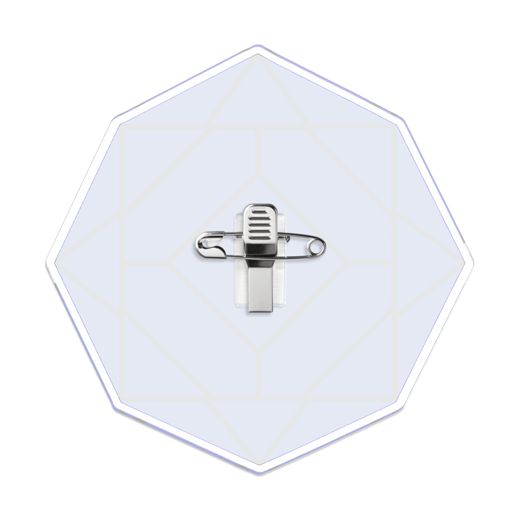 【アクリルバッジ】0-ENK ロゴ (文字なし/黒)