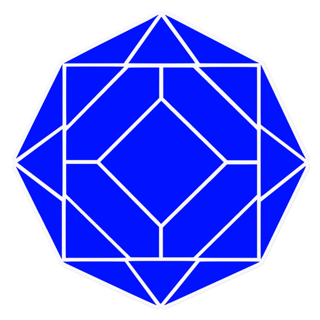 【ステッカー】0-ENK ロゴ (文字なし/透過) (クリア)