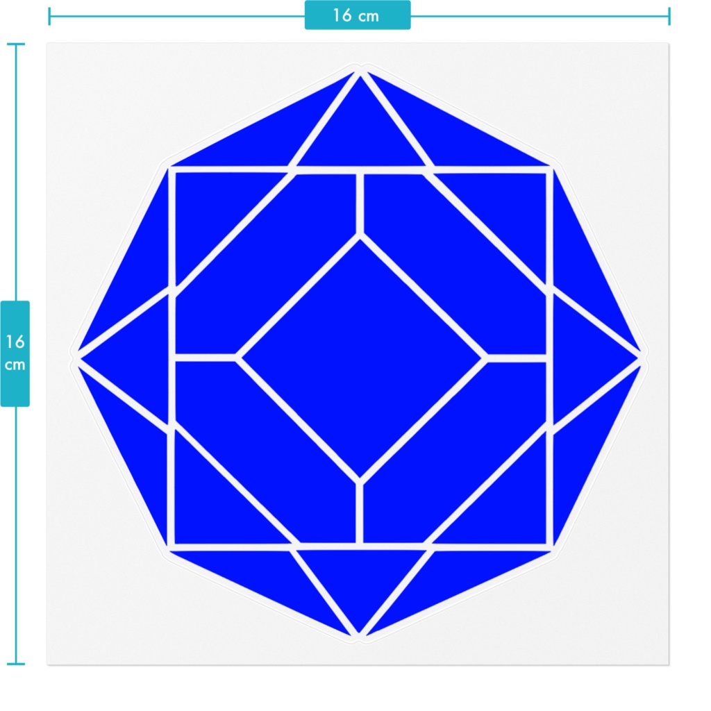 【ステッカー】0-ENK ロゴ (文字なし/透過) (クリア)