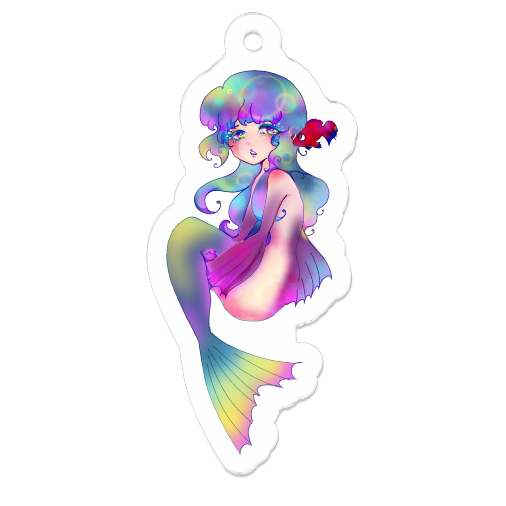 ベタ子と金魚アクキー