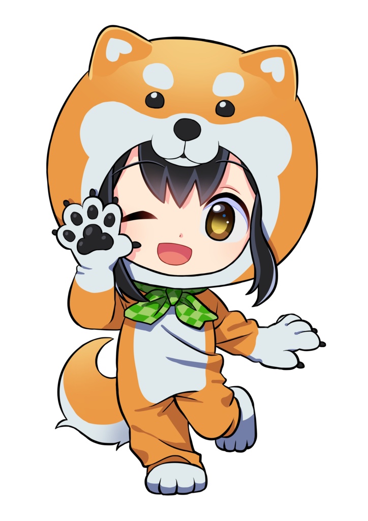 【アクリルスタンド】ミニ柴着ぐるみver