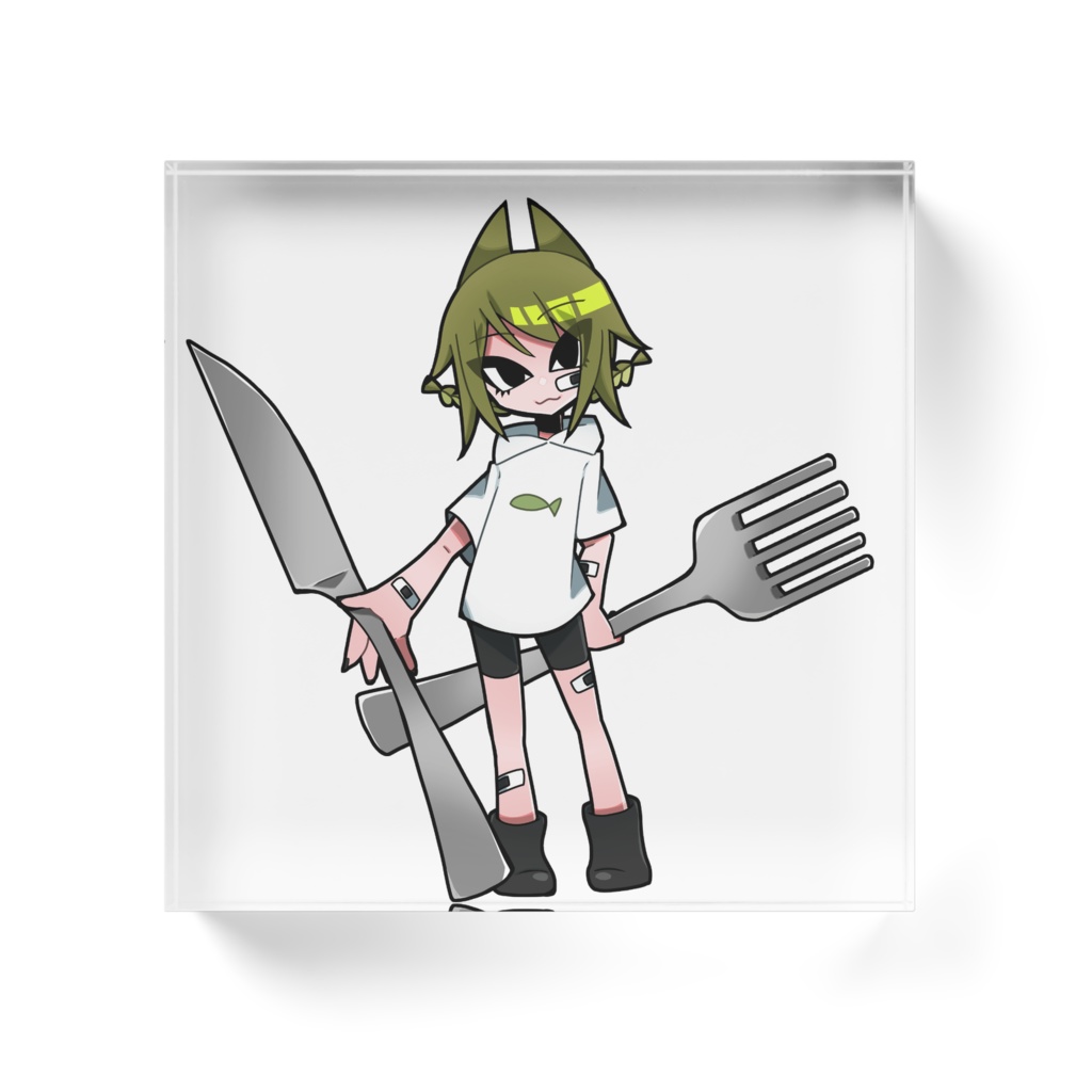 キービジュアルアクリルブロック