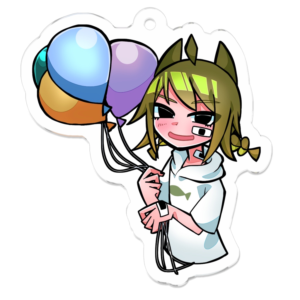 2024お誕生日イラストアクキー