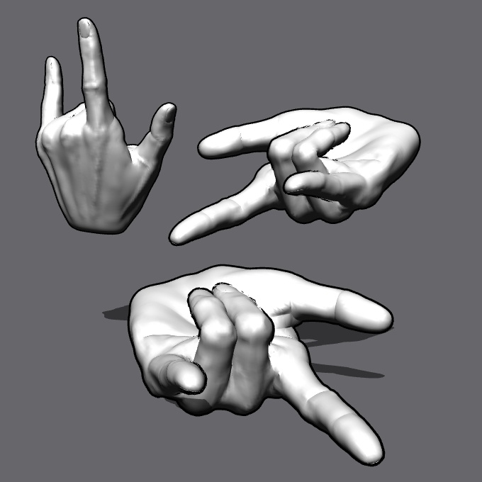 ぷにっとゴリッとリアルな肉感の手 大好きの手