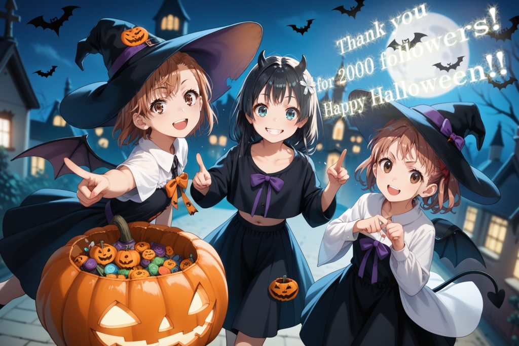 2000フォロワー記念！ハロウィンパーティ