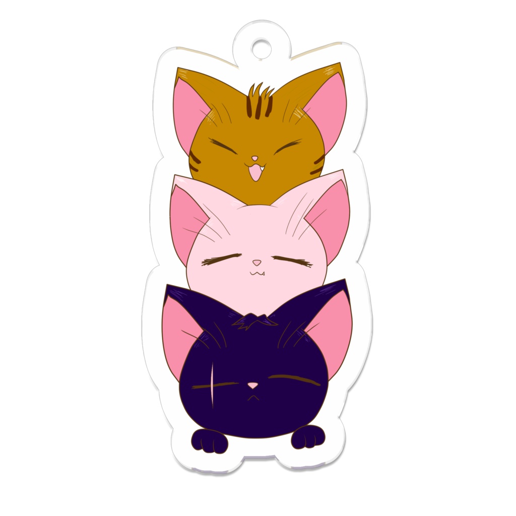 兄弟猫アクリルキーホルダー typeネコ