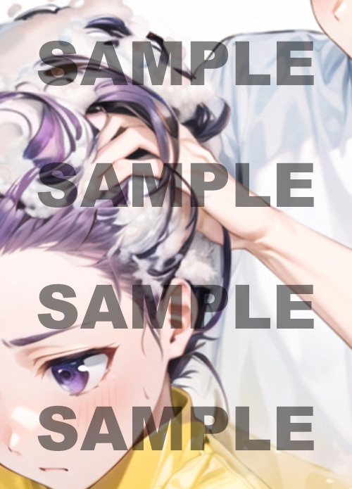 【断髪イラスト集+ショートノベル】Dream Cut Model Vol.1 黒髪ツインテールの女の子