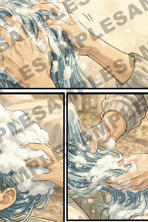 【断髪漫画】聖夜に舞う、貴方の雪