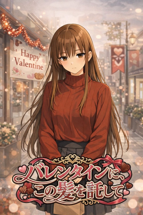 【断髪漫画+ライトノベル】バレンタインに、この髪を託して