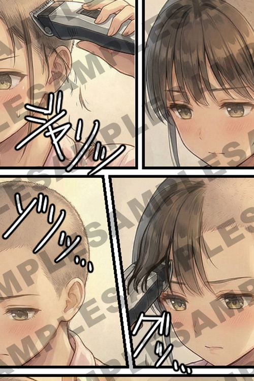 【断髪漫画】私が選んだ、ほどける卒業