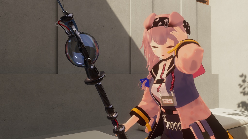 フルスクラッチ3Dモデル『ゴールデングロー』【VRChat対応】【アークナイツ二次創作】