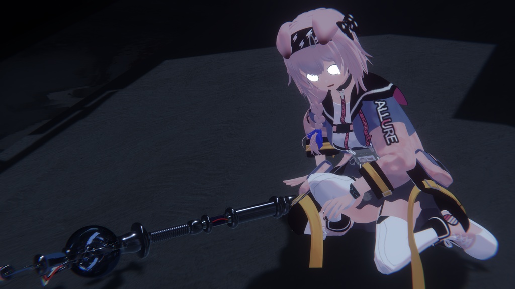 フルスクラッチ3Dモデル『ゴールデングロー』【VRChat対応】【アークナイツ二次創作】