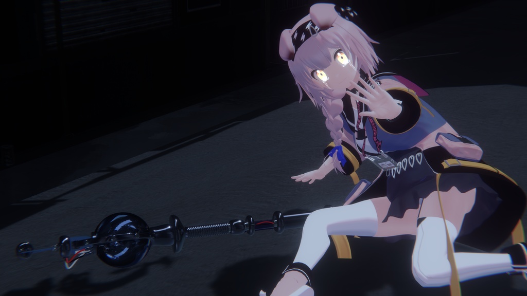 フルスクラッチ3Dモデル『ゴールデングロー』【VRChat対応】【アークナイツ二次創作】