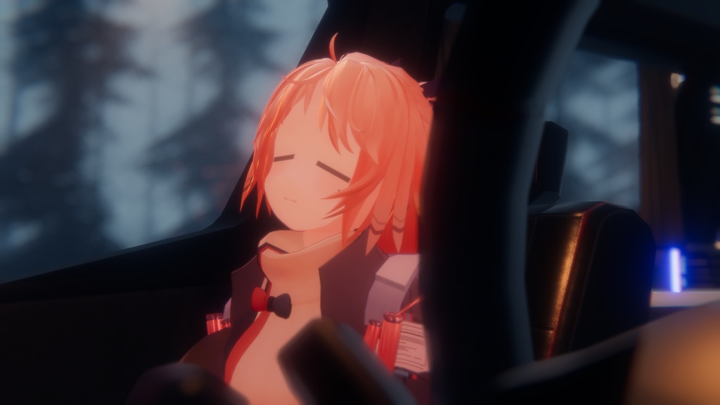 フルスクラッチ3Dモデル『パインコーン』【VRChat対応】【アークナイツ二次創作】