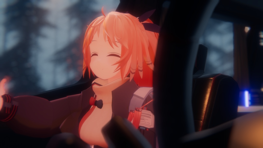 フルスクラッチ3Dモデル『パインコーン』【VRChat対応】【アークナイツ二次創作】