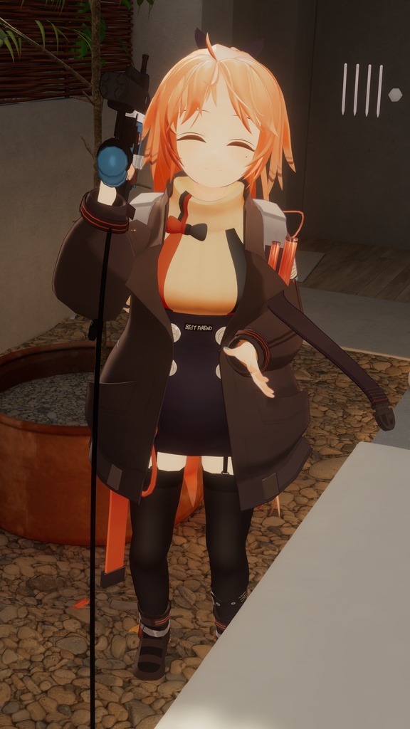 フルスクラッチ3Dモデル『パインコーン』【VRChat対応】【アークナイツ二次創作】