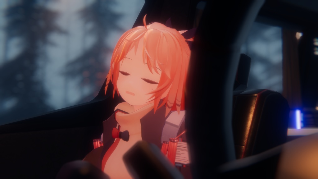 フルスクラッチ3Dモデル『パインコーン』【VRChat対応】【アークナイツ二次創作】