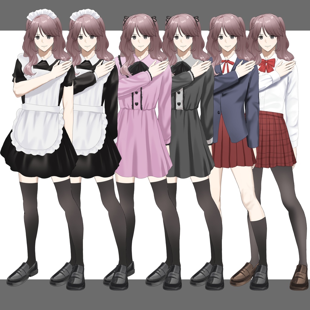 女装もできる着せ替え男子