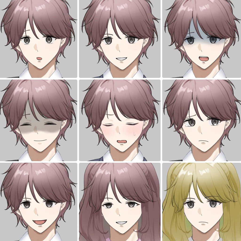 女装もできる着せ替え男子