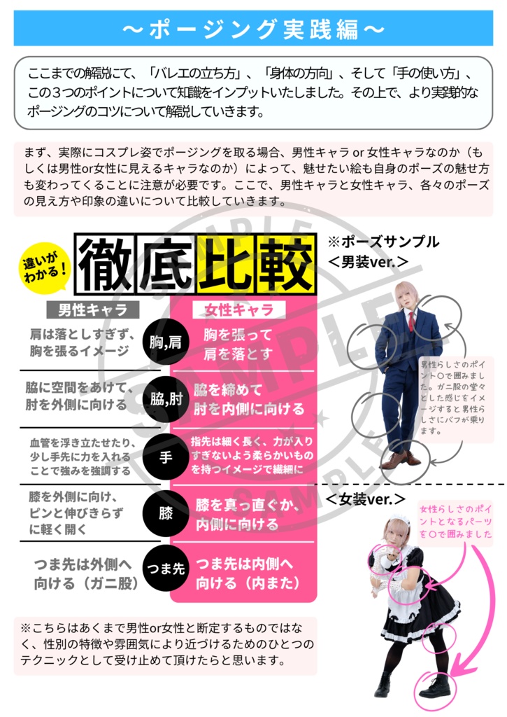 なりたいキャラの「解釈」を今よりもっと引き出す解説書コスプレポージングの教科書