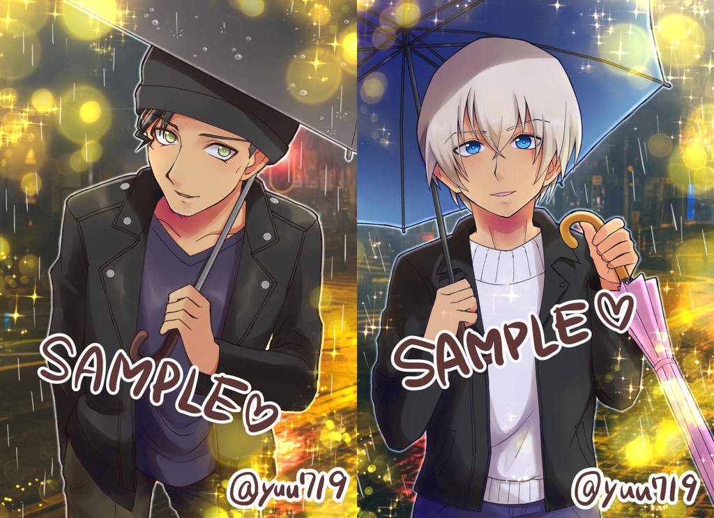 降谷&赤井イラストカード