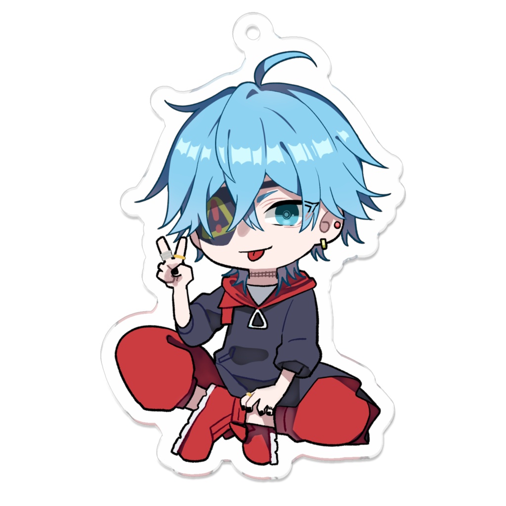 「チョキ」へへ~ん勝ち~♪(アクキー)