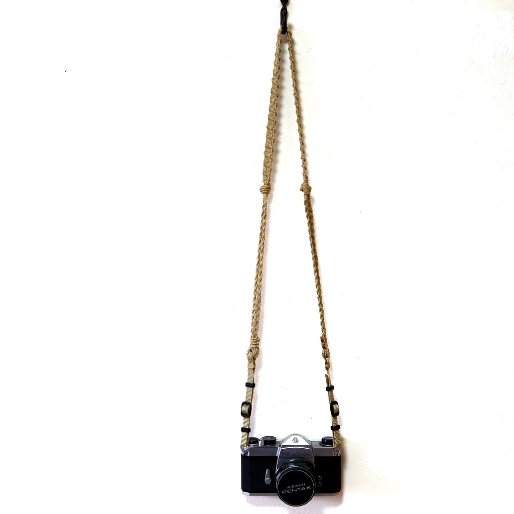 麻紐ヘンプカメラストラップA