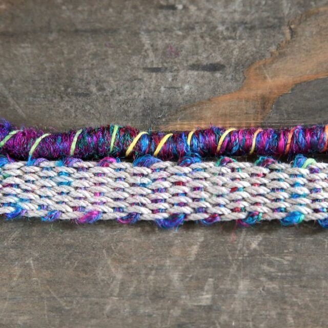 Crazy-color麻紐ヘンプカメラストラップ