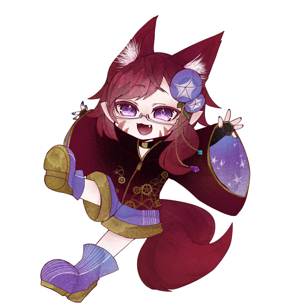 『ちったい！ざくろ』アクリルキーホルダー