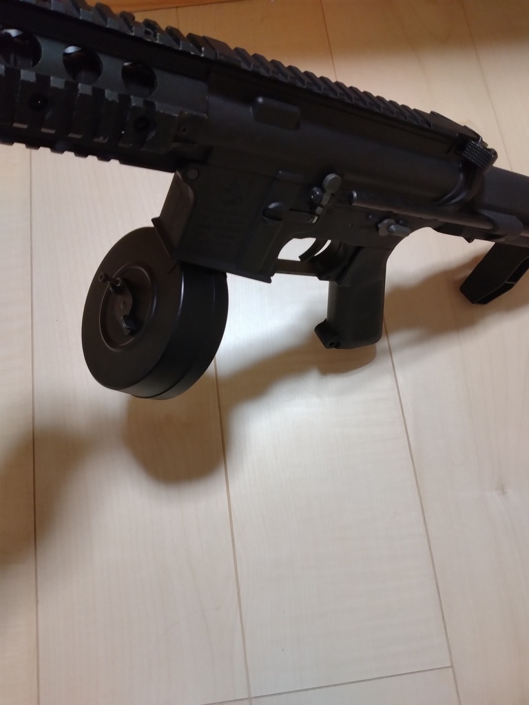 【STLデータ】東京マルイ M4/STANAG対応 MP5ドラムマガジン変換アダプター