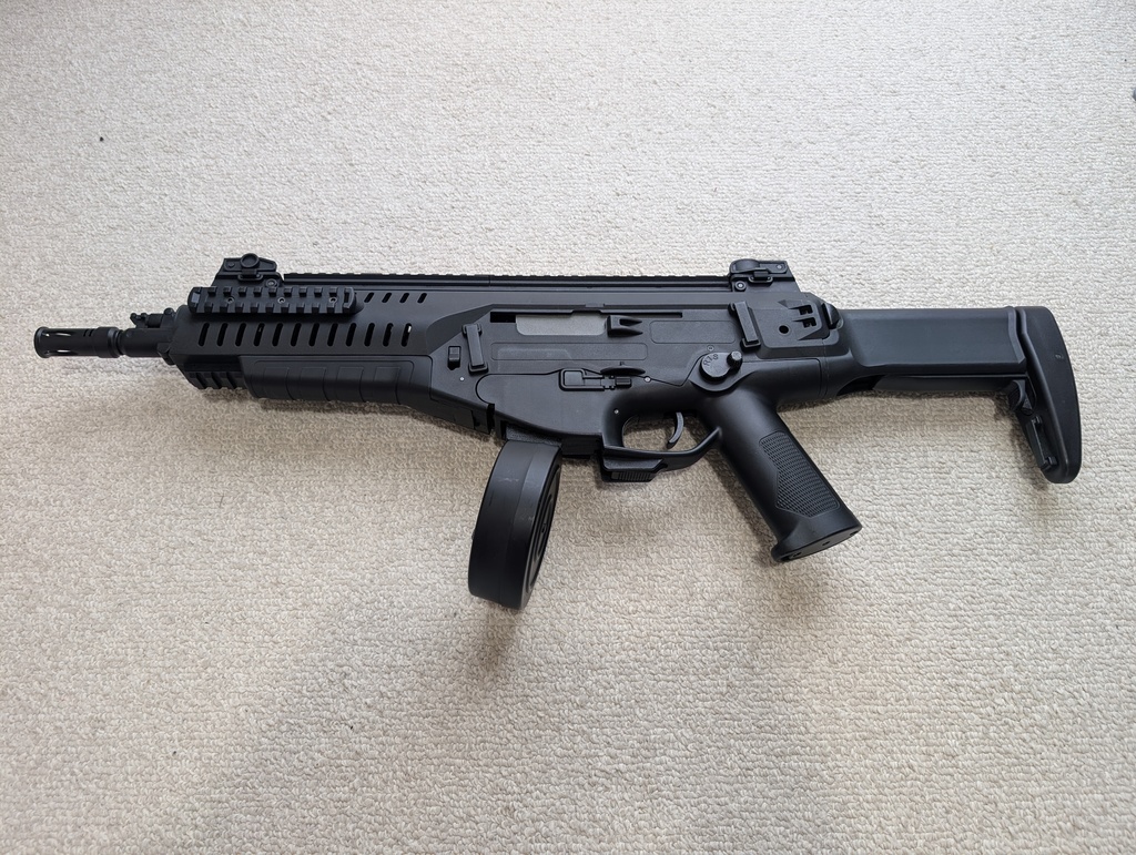 【STLデータ】東京マルイ M4/STANAG対応 MP5ドラムマガジン変換アダプター