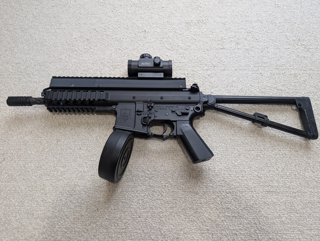【STLデータ】東京マルイ M4/STANAG対応 MP5ドラムマガジン変換アダプター