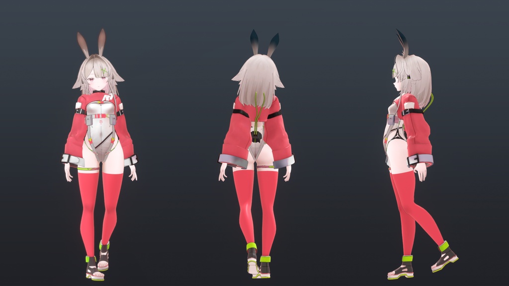 VRChat向けオリジナル3Dモデル『R1_06』 - PAB‘sPABUSHIIIII`s - 2/2