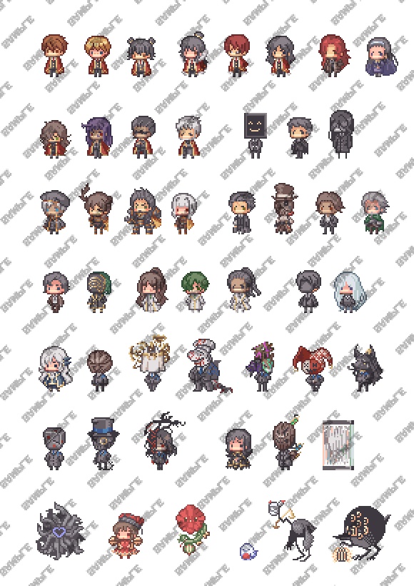 Library Of Ruina ドット絵クリアシール